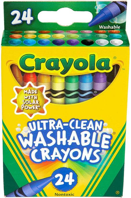 Crayola Washable Crayons, 24 Count