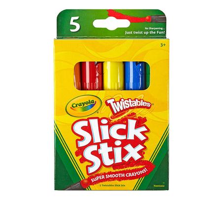 Crayola Twistable Slick Stix - 5 pieces