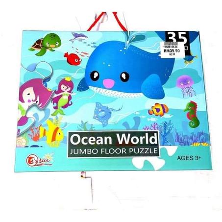 Ocean World - 35 Pieces Jumbo Floor Puzzle