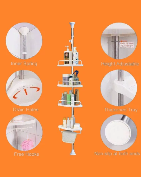 رف زاوية متعدد الاستعمالات Multi corner shelf
