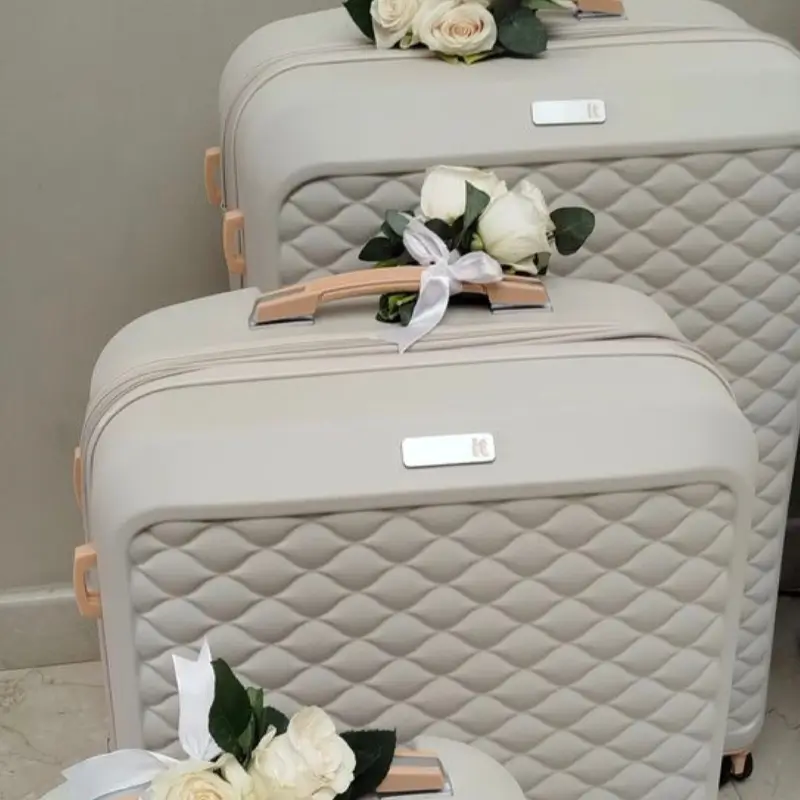 Bridal Travel Bags Set – JISSA ✨ | Luxury Wedding Luggage for Brides