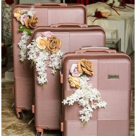 Bridal Travel Bags Set – JISSA ✨ | Luxury Wedding Luggage for Brides