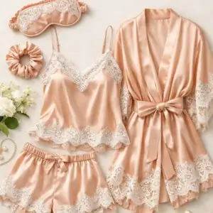Bridal Pajamas Set – JISSA ✨ | Luxury Wedding & Honeymoon Sleepwear