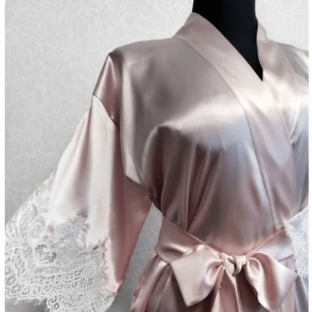 Luxury Bridal Robe – JISSA ✨ | Elegant Wedding Morning Robe for Brides