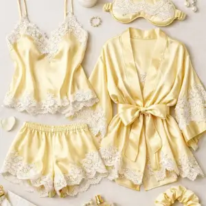 Bridal Pajamas Set – JISSA ✨ | Luxury Wedding & Honeymoon Sleepwear