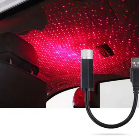 veilleuse de toit de voiture en forme d'étoile