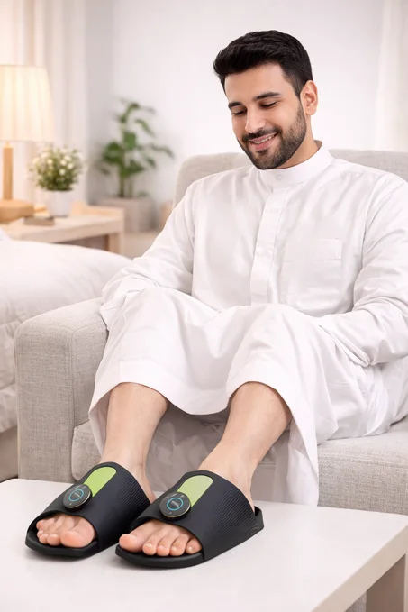 جهاز تحفيز عضلات القدم اللاسلكي بتقنية EMS