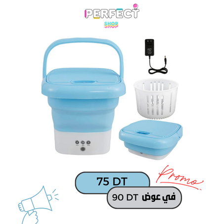 Mini Machine à Laver Portable et Pliable