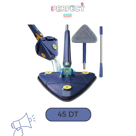 Serpillière triangulaire multifonction