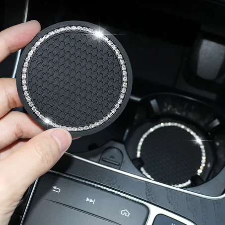 Car Non-slip Water Cup Pad Diamond