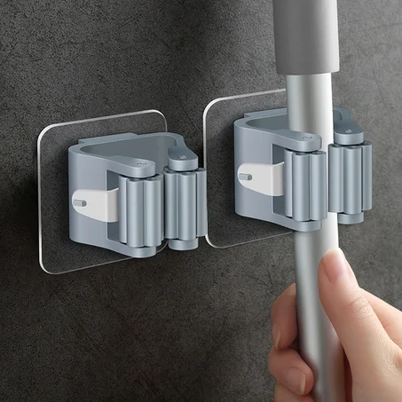 Wall Mounted Mop Organizer