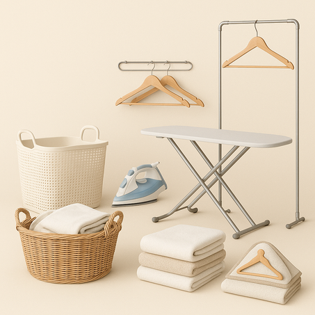 الغسيل والعناية بالملابس