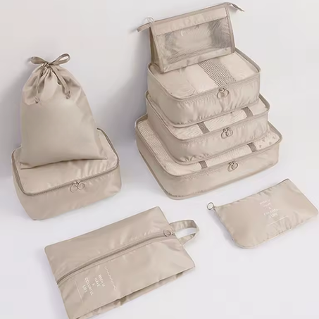 طقم تنظيم حقيبة السفر- 8 قطع