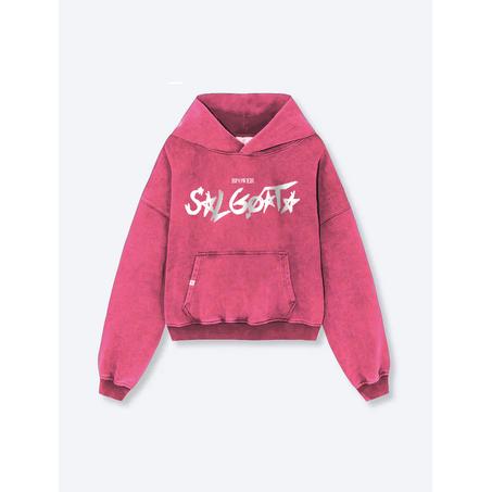 Salgoata Pink Boxy Hoodie
