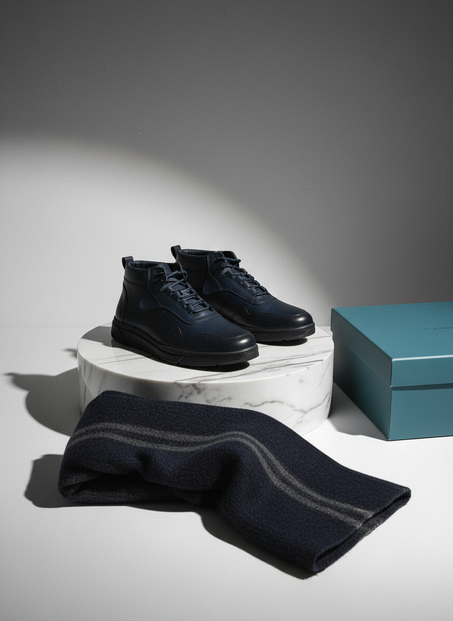 BOTTINE URBAINE ARCO BLEU MARINE