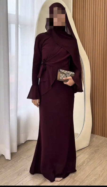 ✨ Robe Léa – Élégance et pudeur raffinée