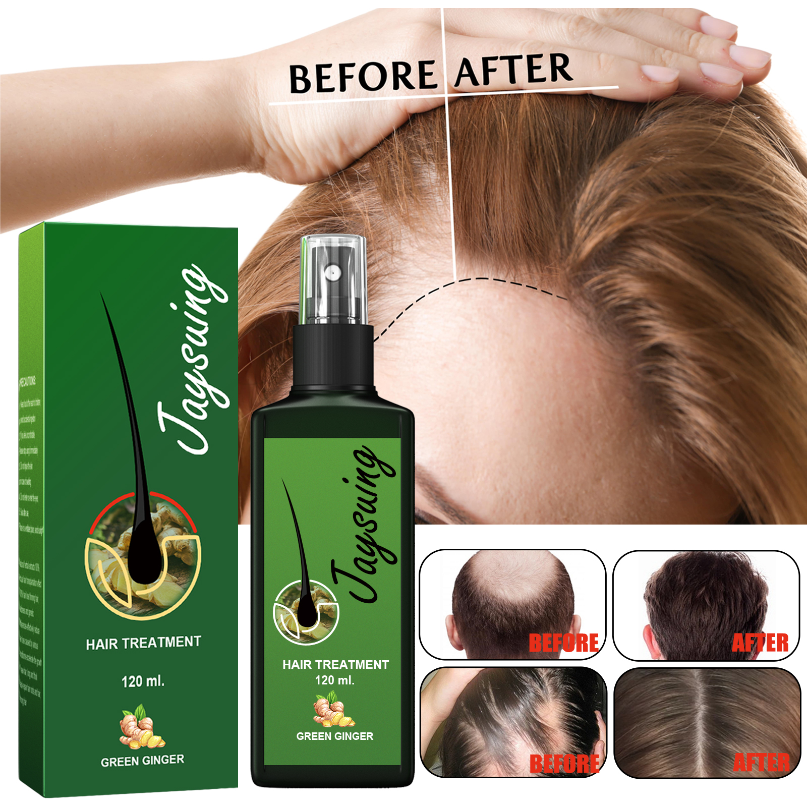 GINGER HAIR GROWTH NOURISHING SPRAY