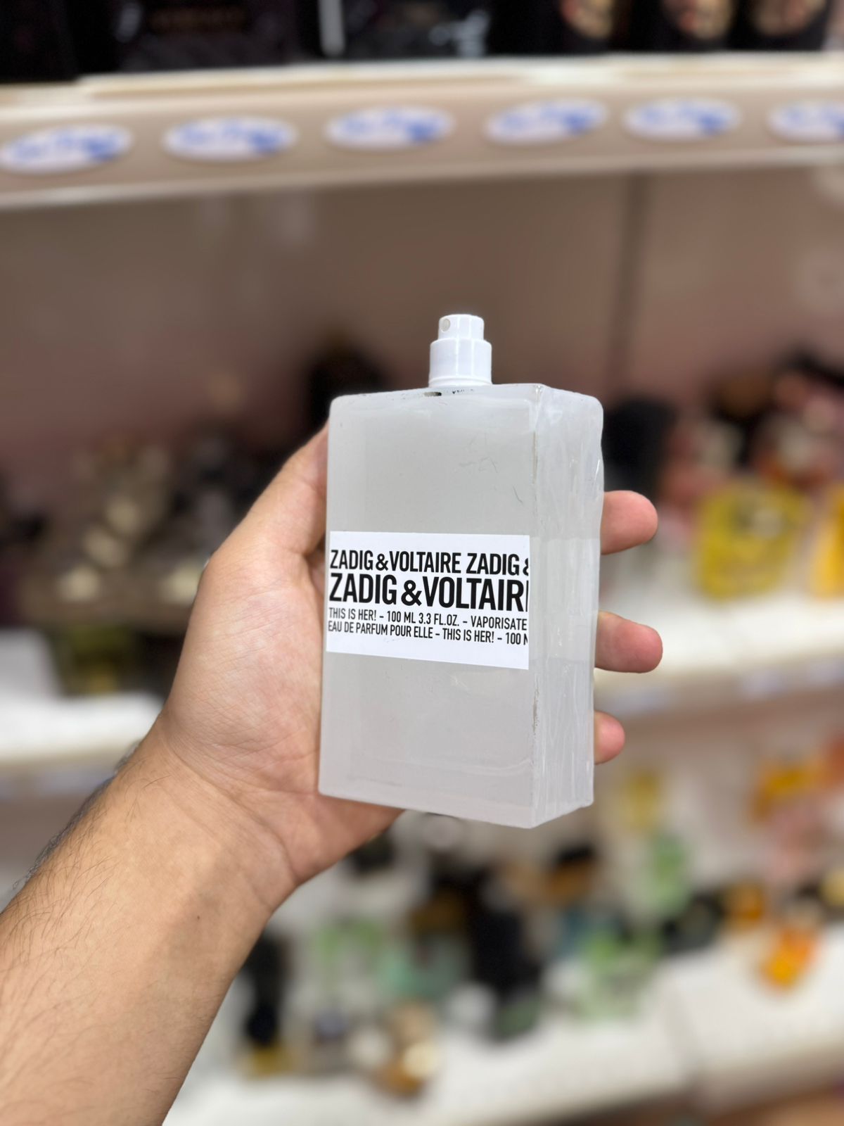 zadig voltaire femme 100ml  (complet sans emballage)