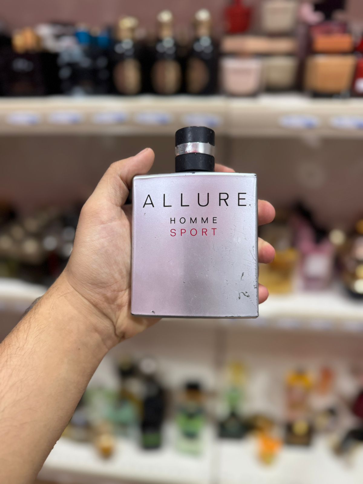 allure homme sport 150ml   (complet sans emballage)