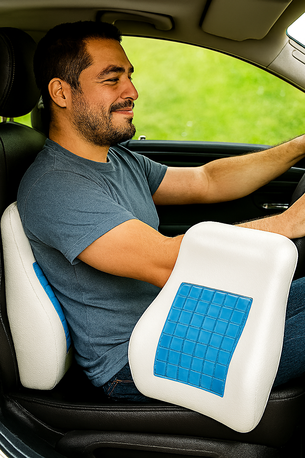 وسادة الظهر الطبية بالجل