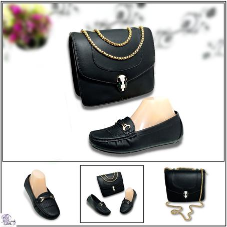 Mocassins et sacs assortis