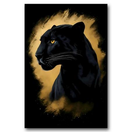 Tableau Panthère Noire