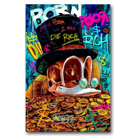 Tableau Born Poor, Die Rich