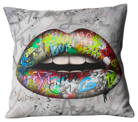Coussin Lips art