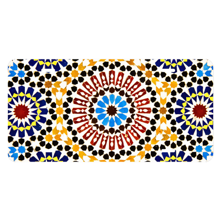 Plaque Moroccan Zelij