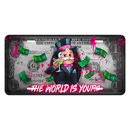 Plaque The World Is Yours