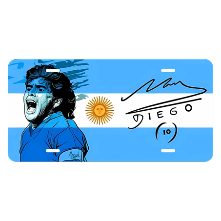 Plaque Maradona