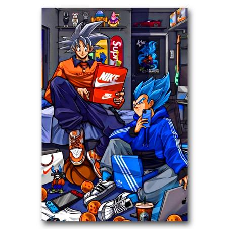 Tableau Goku & Vegetta