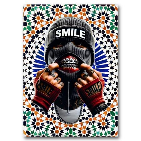 Tableau Smile x Moroccan Zelij