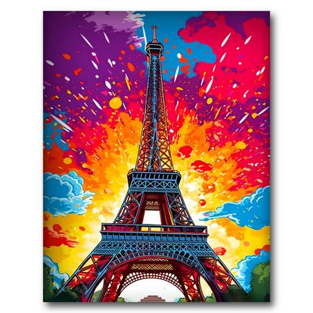 Tableau Eiffel Tower Street Art