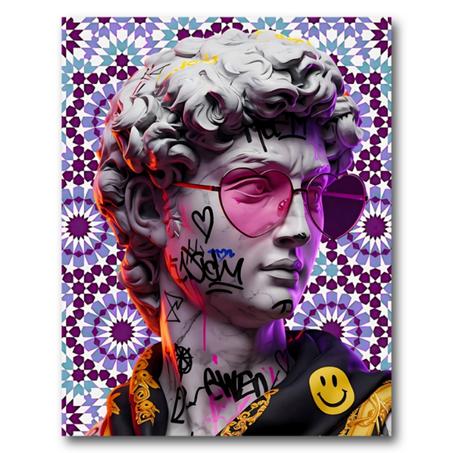 Tableau Le David x Moroccan Zelij