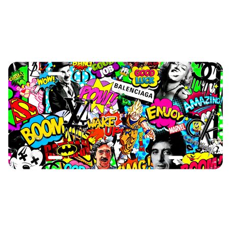 Plaque Pop Art