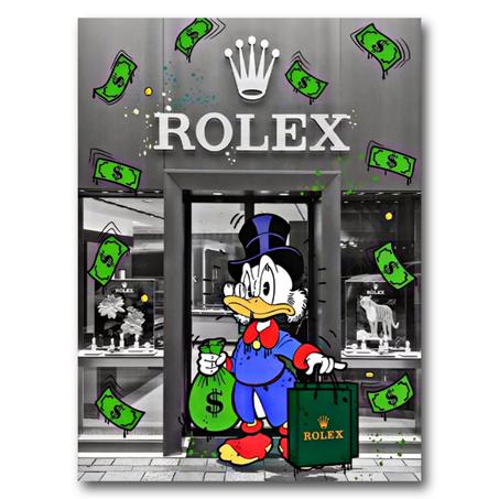 Tableau Donald Duck Rolex