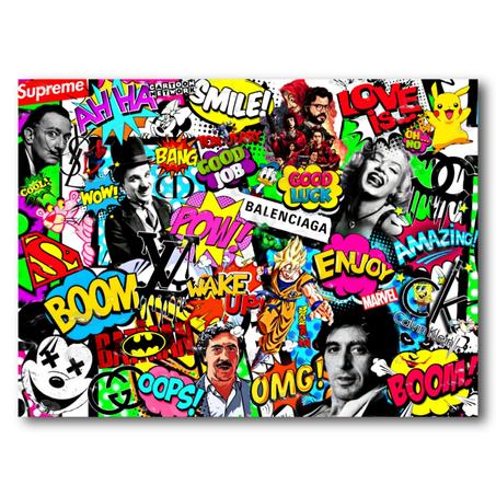 Tableau Celebrity Pop Art