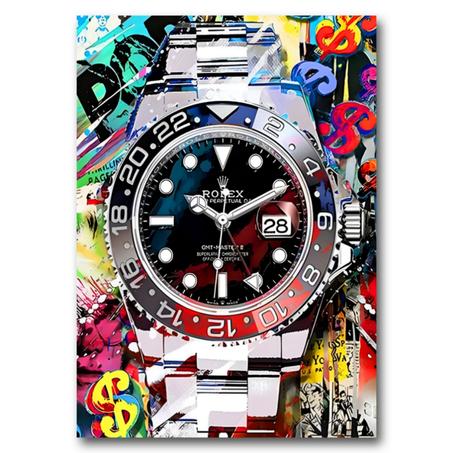 Tableau Rolex Pop Art