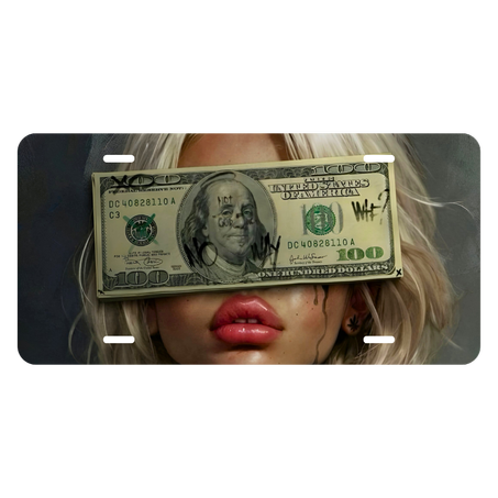 Plaque Lips dollar