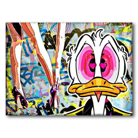 Tableau Donald Duck in Love