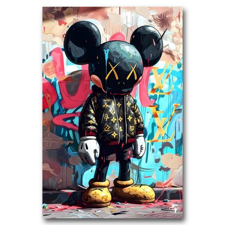 Tableau Kaws X Mickey