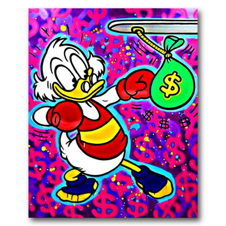Tableau Boxing Money Duck