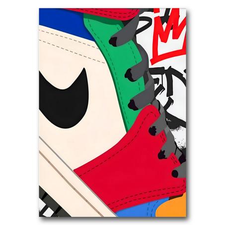 Tableau Nike Jordan Graffiti