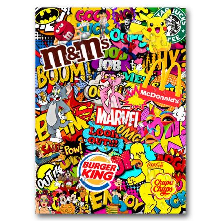 Tableau Pop Art Background