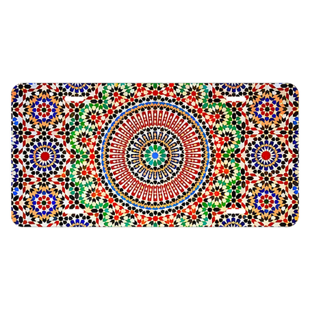Plaque Moroccan Zelij