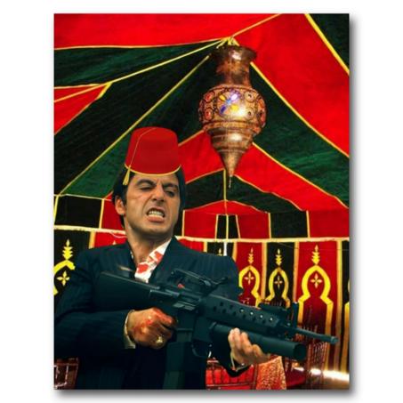 Tableau Moroccan Tony Montana