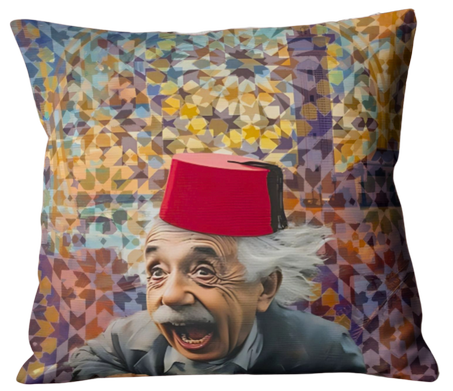 Coussin Albert Einstein