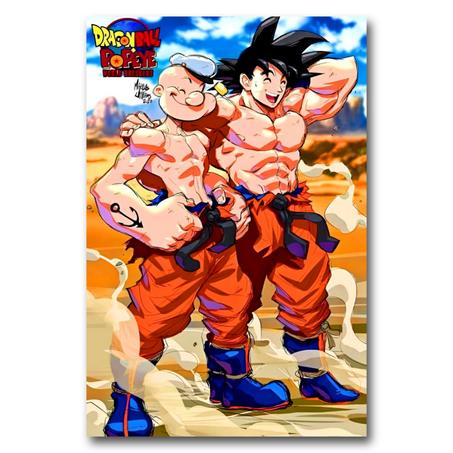 Tableau Popeye & Goku