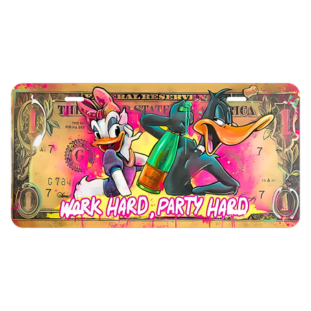 Plaque Work Hard, Party Hard